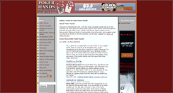 Desktop Screenshot of pokerhands.com